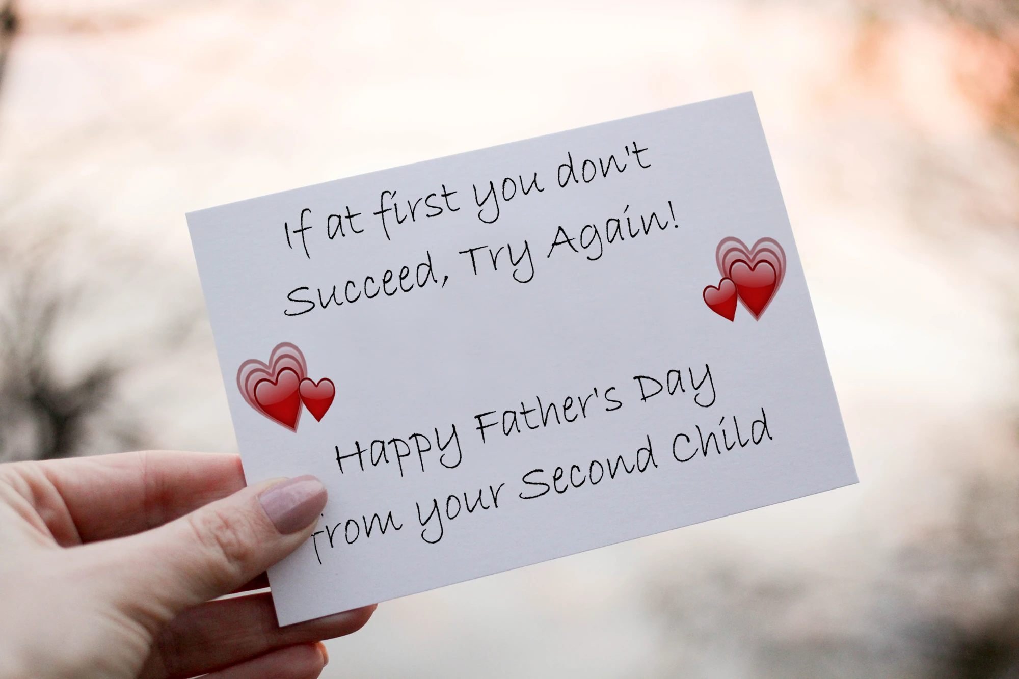 If At First You Don't Succeed Father's Day Card, Wonderful Dad,